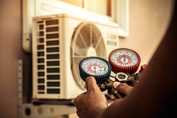 Professional Air Conditioning Service technician working in Middletown, CA